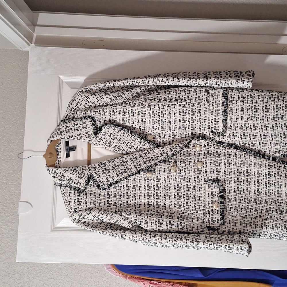 Dennis Basso double breastfed coat jacket